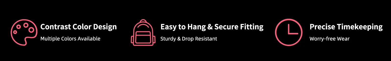 POEDAGAR Modische Casual Herrenuhr Wasserdicht Leuchtend Lanyard Anhänger Dekorative Uhr Tragbare Bonbonfarbene Quarz Herrenuhren – Detail 3