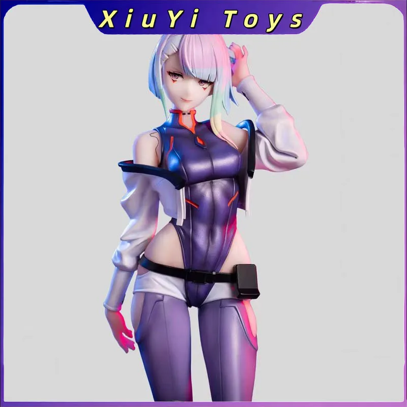 Cyberpunk Edgerunners Lucy Actionfigur Modell Stehende Version Anime Sammlerfigur Spielzeug Desktop-Dekoration Ornament Großhandel