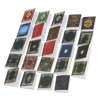 3 teile/los 1:12 Puppenhaus Miniatur Klassische Buch Szene Modell Zubehör Spielzeug Buch Modell Szene Decor Zubehör Kinder Geschenke