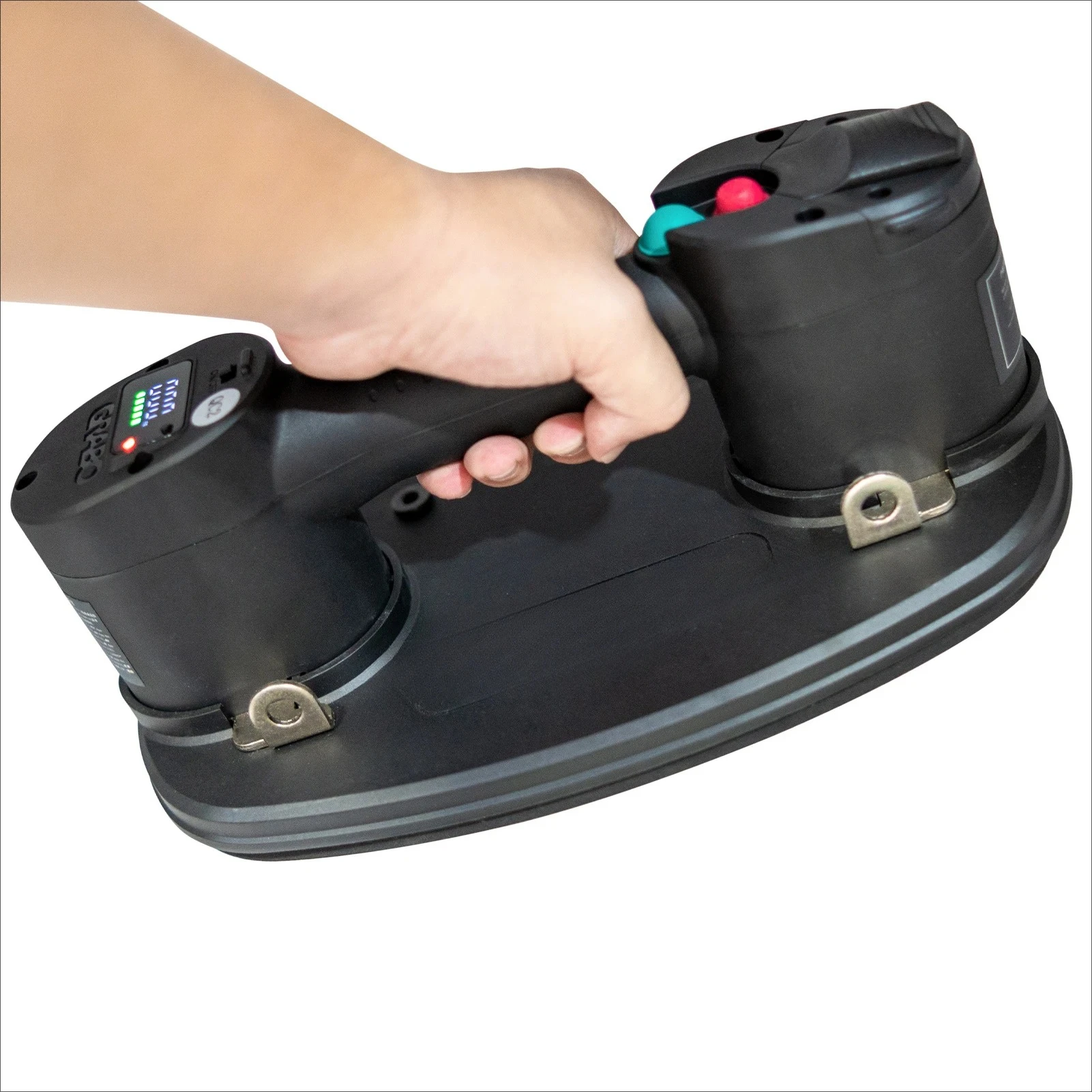 Portable electric suction cup, glass slate wood board