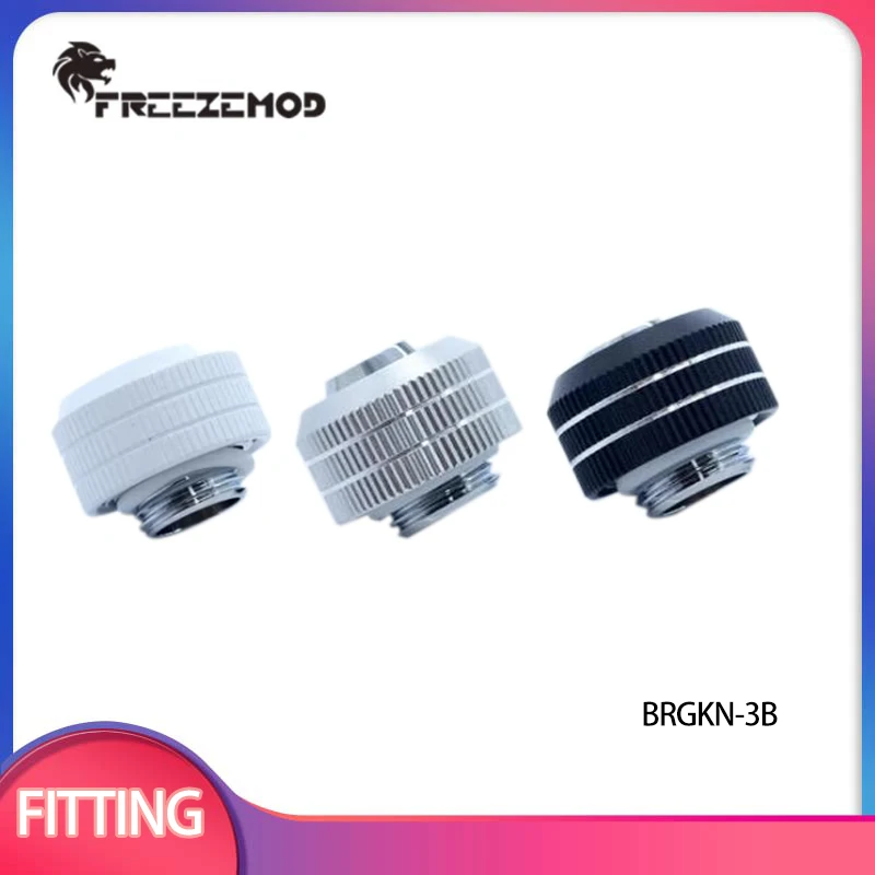 

FREEZEMOD Computer Water Cooling 9.5mm*12.7mm/10mm*16mm Pvc Hose Metal Fitting Hexagon Fixed 3/8" Black /white /silver BRGKN-3B
