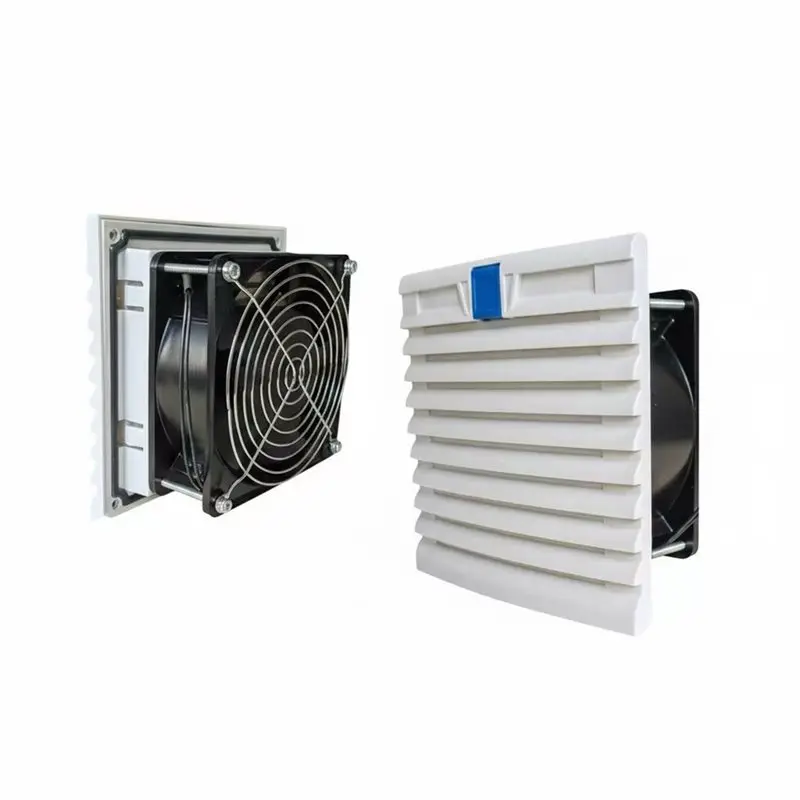 ABUN-803 150X 150Mm Enclosure Cabinet Ventilator Filter Kits Cooling Fan Dustproof Waterproof Forac EC 115V 230V For Dc 12V 24V