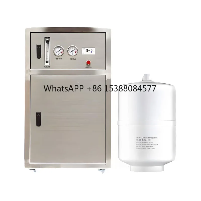 

304 Stainless Steel Home Use Commercial Reverse Osmosis RO Water Dispenser Water Purification Machine System with Pressure tank