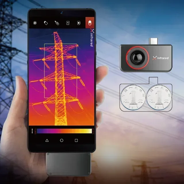 

2025Portable Multi-Function Iray T3Pro Android Mobile Phone Infrared Thermal Imaging Camera For Temperature Measurement