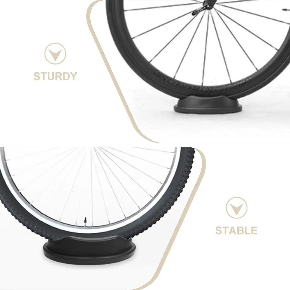 1Set Cycling Training Front Wheel Stand Antiwear Durable Nonslip Design Bike Trainer Accessory Indoor Riding Stability