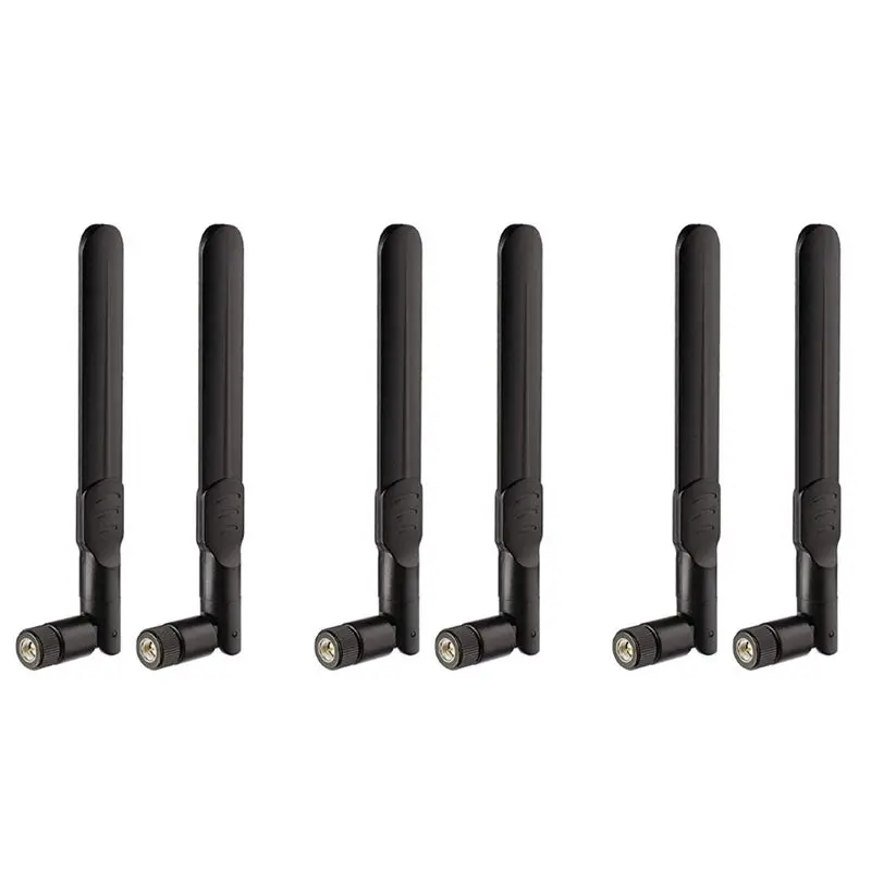 4G LTE Antenna 8Dbi SMA Plug Antenna (6 Pieces) Compatible 4G LTE Router Gateway Home Telephone Hotspot Modem Router
