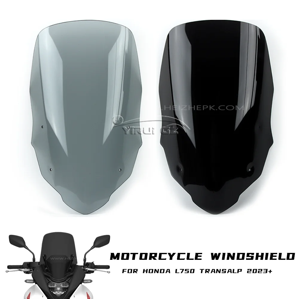 

For HONDA XL 750 XL750 TRANSALP Transalp Motorcycle Front Windscreen Windshield Visor Wind Screen Shield Spoiler Deflector 2023+