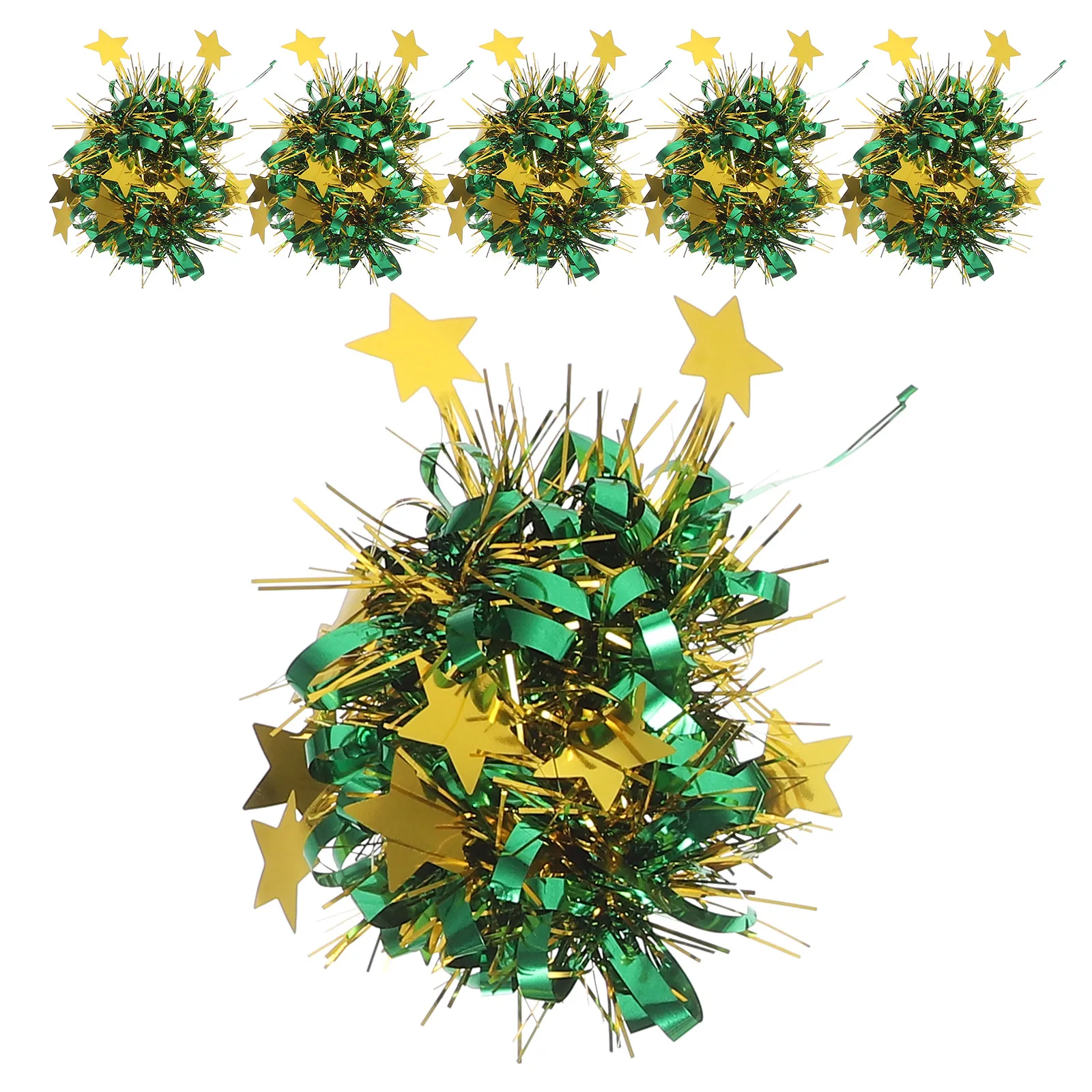 

6 Pcs Wristband Children's Hand Flowers Miss Cheerleader Pompom Pe Cheerleading Equipment