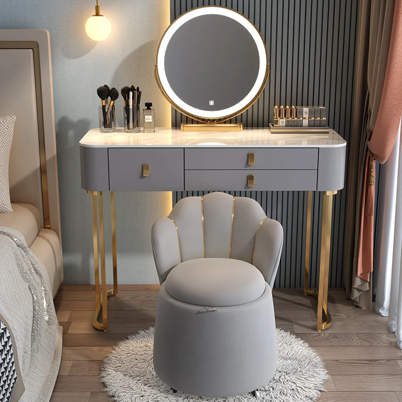 Зеркало, дешевые деревянные туалетные столики для хранения, белые уникальные туалетные столики для макияжа, ящик для девочек, скандинавская мебель для спальни Schminktisch