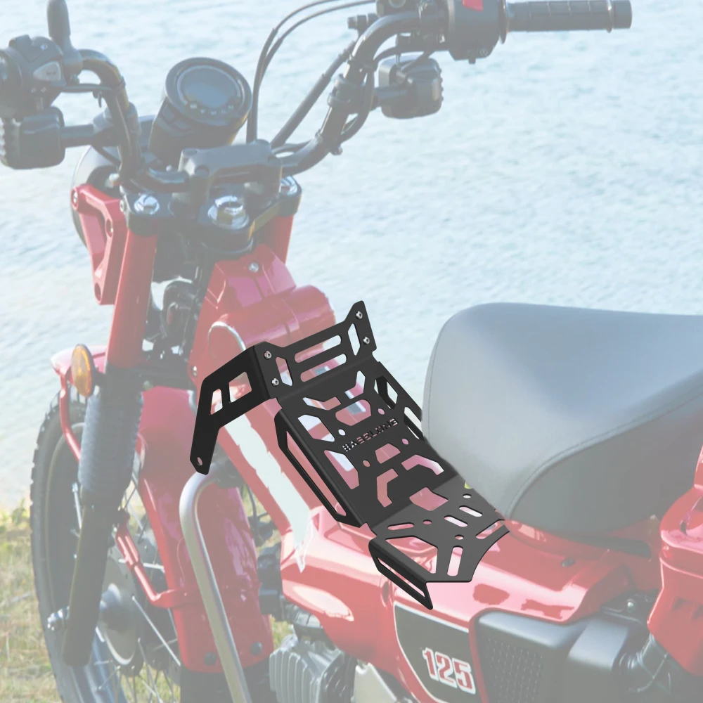 

2024 Motorcycle Storage Rack Middle Shelf Luggage Bracket For Honda Cub CT125 Trail 125 2020 - 2023 CT125 Center Carrier Rack