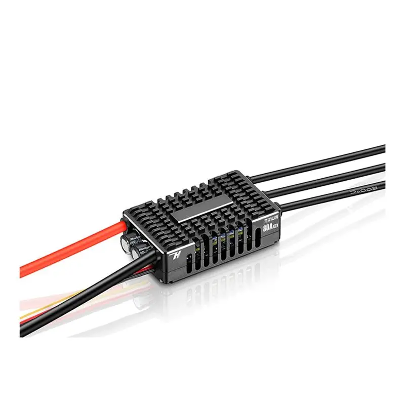 Dispositif de régulation de vitesse sans balais FBIL-80A V5 ESC 3-8S pour un contrôle amélioré des drones RC FPV, des multi-rotors et des hélicoptères