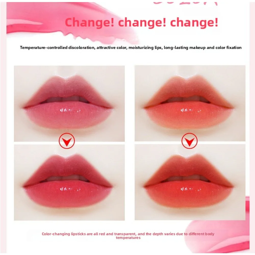 Color-changing Lip Balm, Lighten Lip Pattern, Color-changing Lipstick, Anti-cracking, Hydrating And Moisturizing