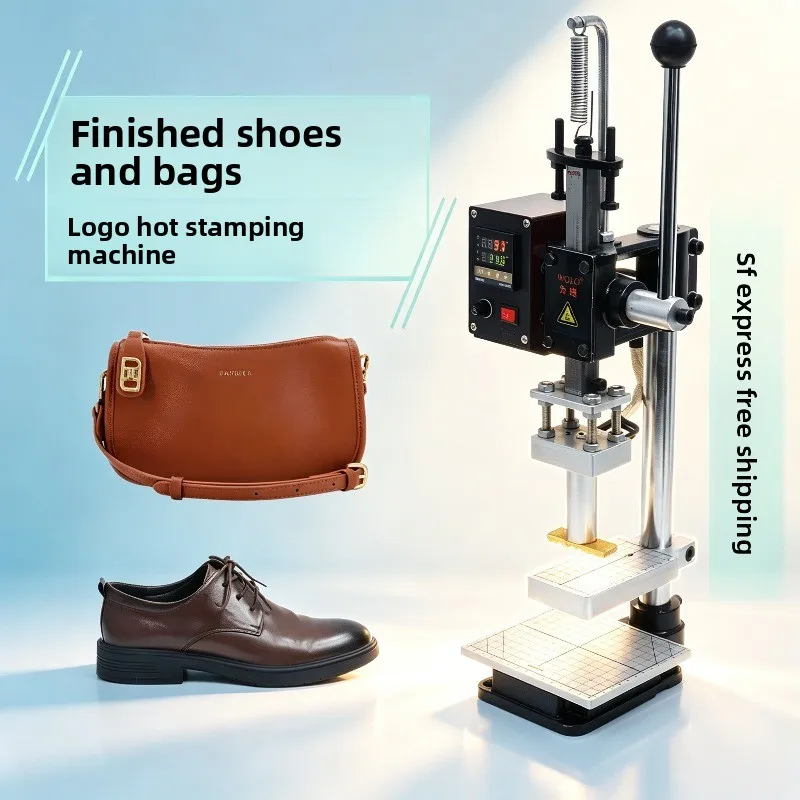 Hot Stamping Machine Printing Equipment, Finished Shoe Bag Hot Stamp, Wallet Belt Branding, Embossing Machine, Logo & Trademark