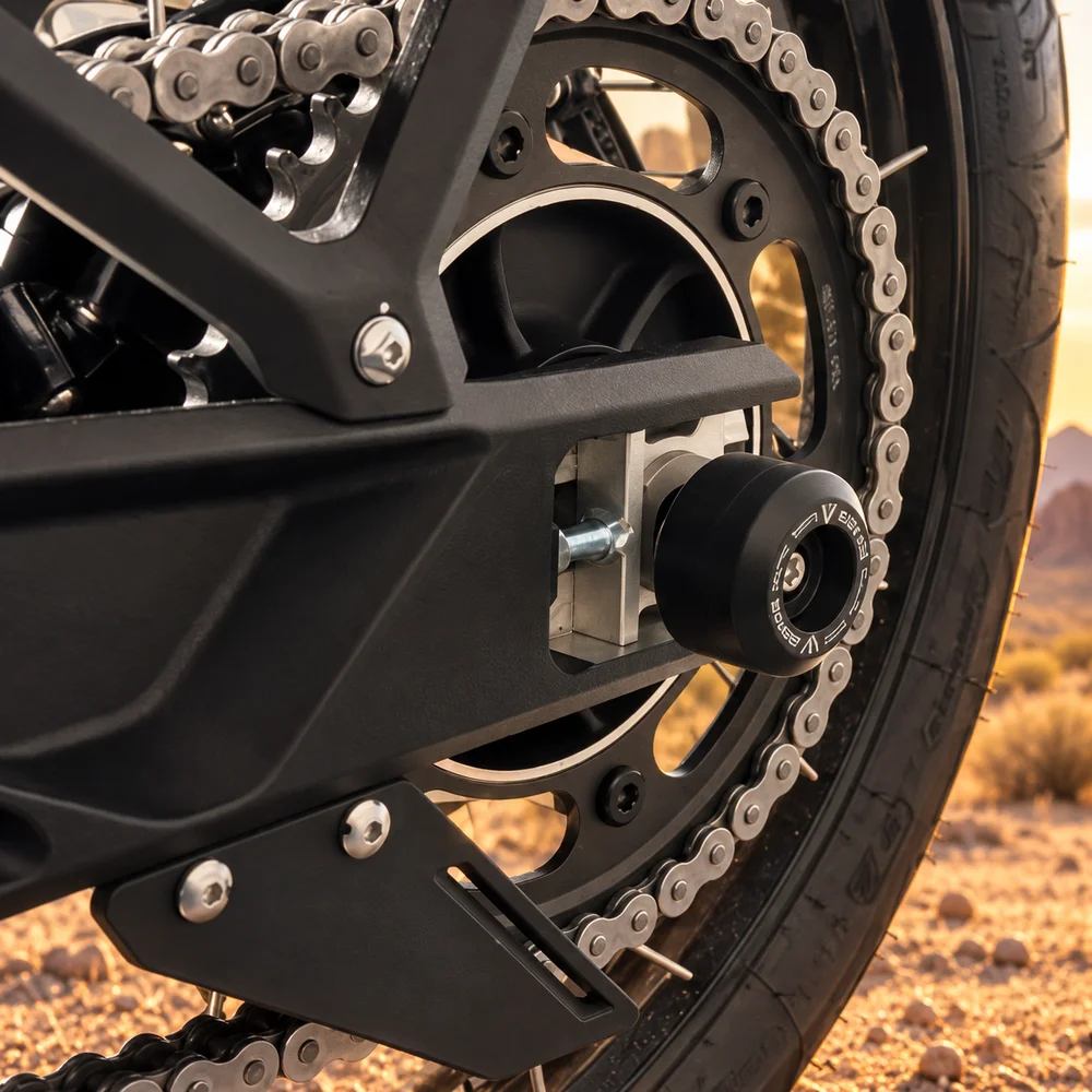For Yamaha Tenere 700 T7 XTZ700 Front Rear Axle Slider Crash Protector Frame Spools Anti-Fall Bungee Bobbin End Cap Motorcycle A