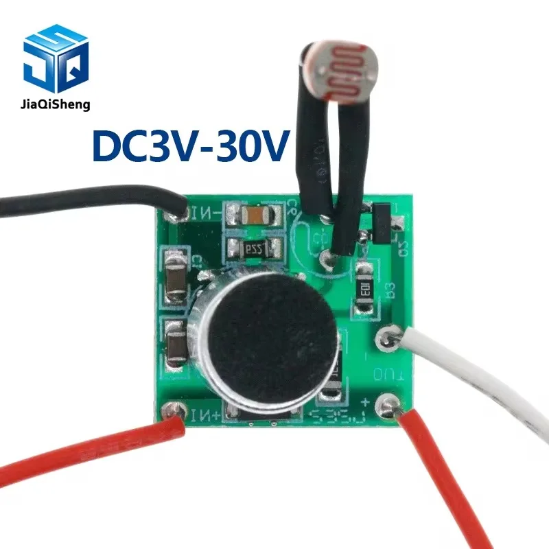 DIY Low Voltage DC Sound Light Control Sensor DC3V-30V LED Driver 5V 6V 12V 24V Photosensitive Voice Switch Module Circuit Board