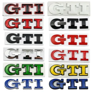 Metal GTI-Logo Heck-Auto-Trunk-Emblem, Seitenaufkleber für Volkswagen VW, Golf 4, 5, 6, 7, 8, Polo, Jetta, Tiguan, Passat, T-ROC, MK2, MK5, MK7 10 Hauptverkäufe Emblem Golf MK8 - №6