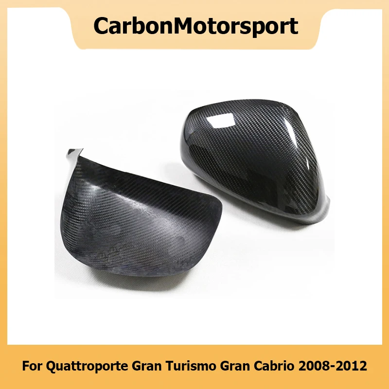 Full Carbon Fiber Rearview Side Door Mirror Cover For Maserati Quattroport Gran Turismo Gran Cabrio 2008 2009 2010 2011 2012