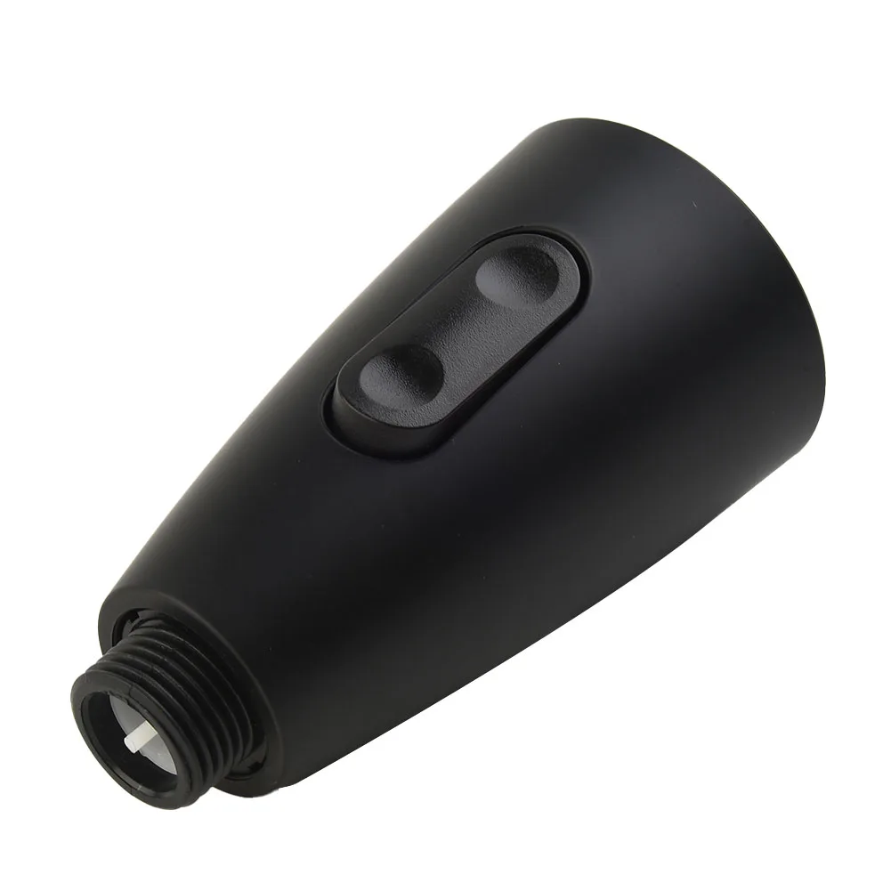 Rust-resistant 360° Rotate Spray Tap Head Water Saving Aerator Bubbling Rain Two Spray Style Black Kitchen Sink