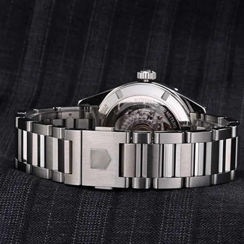 Solid Stainless Steel Strap 22mm 24mm Bracelet Watch Strap For Tag Heuer Calera Series Watch Accessories Band Steel Silver