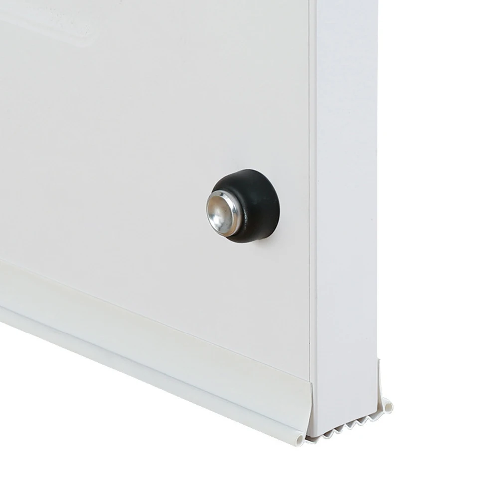 Functional PVC Door Bottom Seal Strip Adjustable Size to Fit Various Doors for Reducing Noise and Drafts Effectively