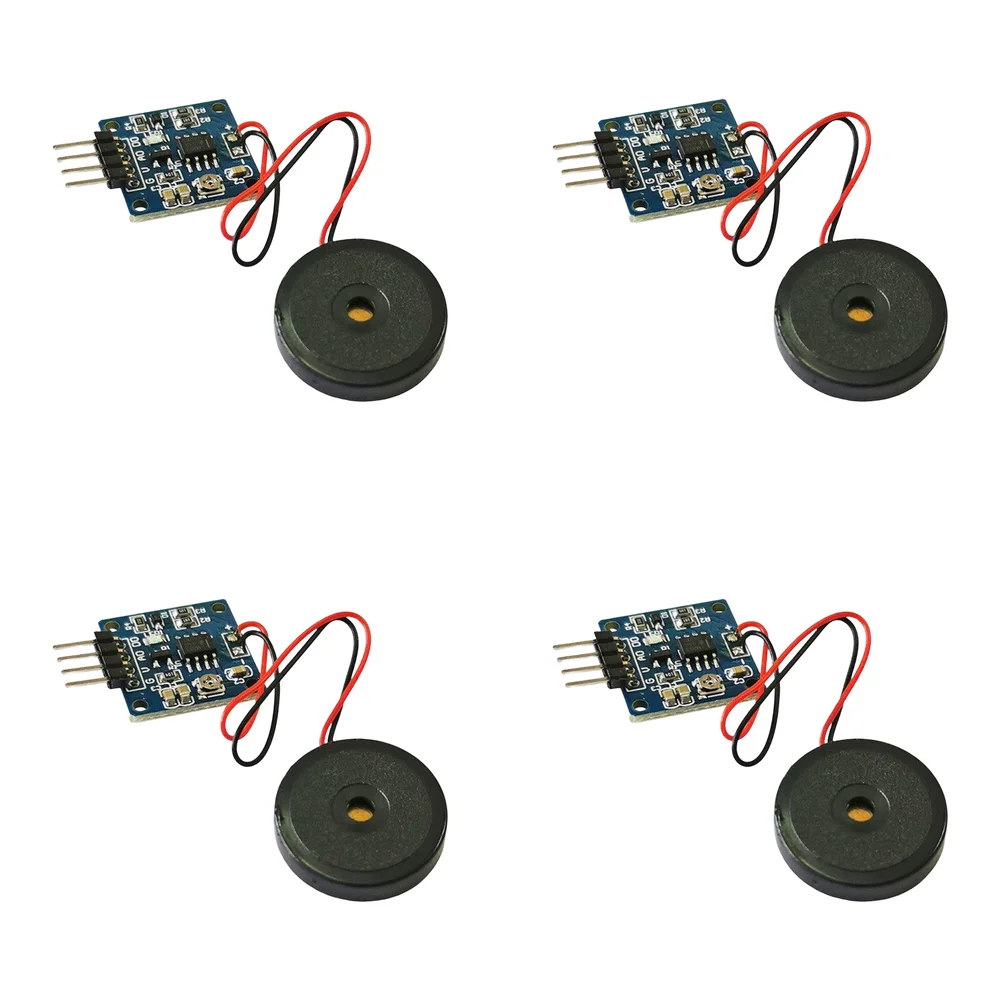 4PCS Piezoelectric Vibration Sensor Adjustable Sensitivity Analog Digital Output For For Arduino DIY Electronics Project