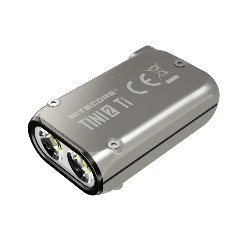 NITECORE TINI2 TI Dual-core Intelligent Keychain Light 500Lumens Type-c Rechargeable EDC Compact Flshlight