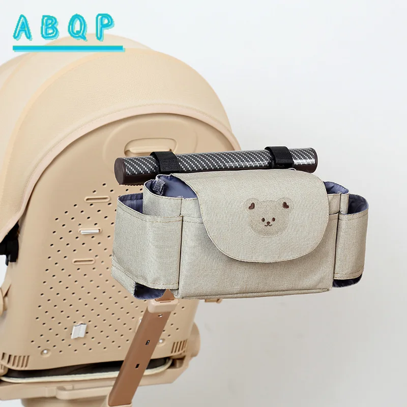 New Style Stroller Hanging Bag Large Capacity Stroller Hanging Bag High Quality Lightweight Outing Stroller Diaper Storage Bag 3