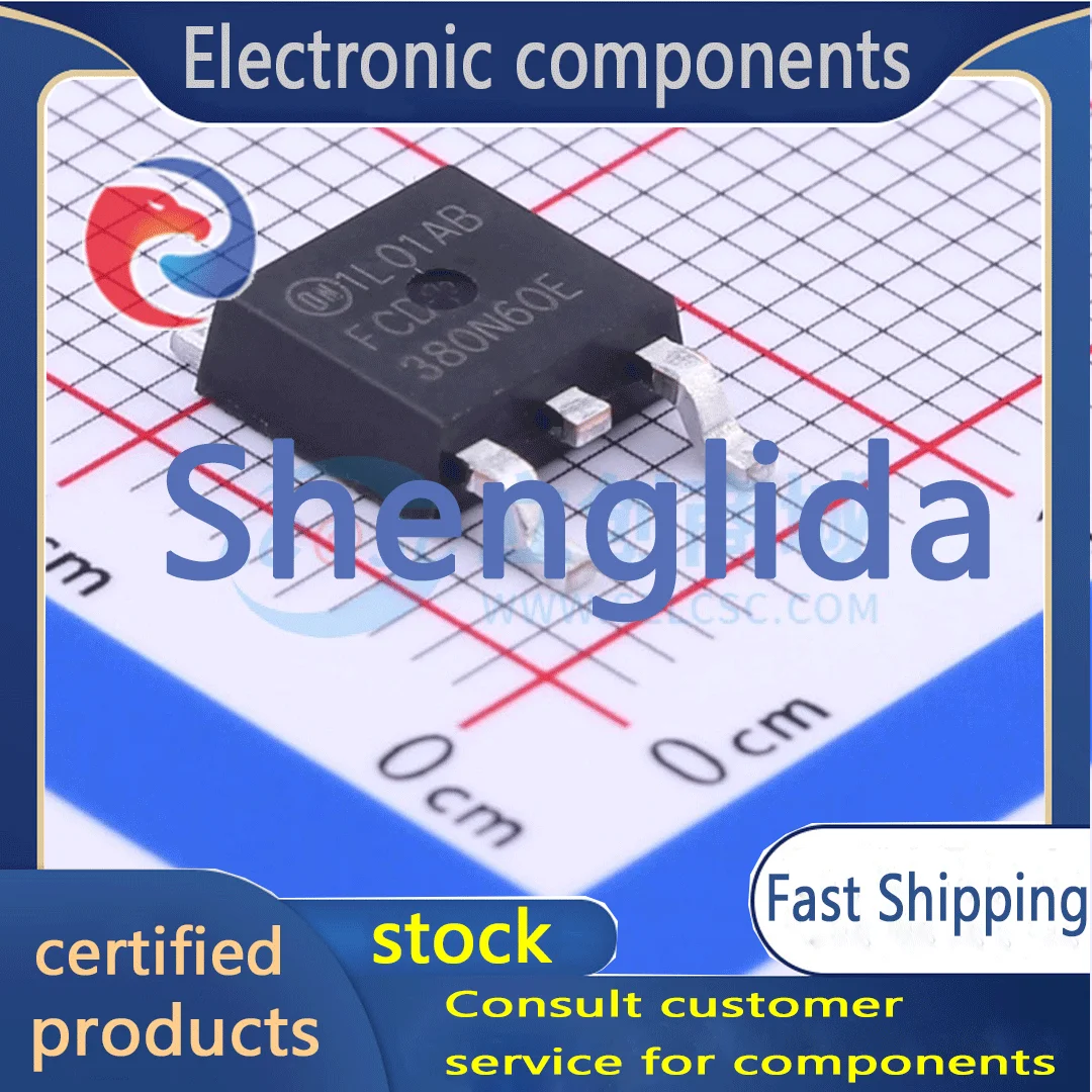 

FCD380N60E packaged DPAK field-effect transistor (MOSFET) brand new off the shelf 1PCS