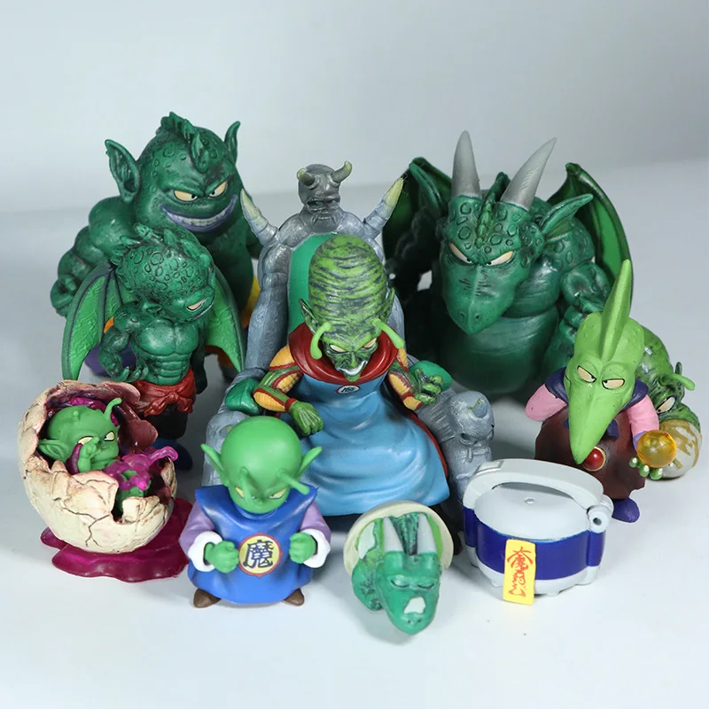 Dragon Ball Z Piccolo Family Daimao Piano Figures Cymbal Drum Wcf Piccolo Anime Statue Figurine Model Doll Collectible Toy Gifts