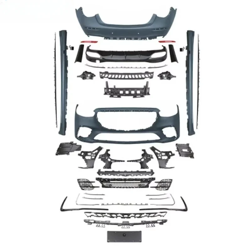 S450 Style Car Parts Auto Front Bumper Rear Diffuser Body Kit W223 2021-2023