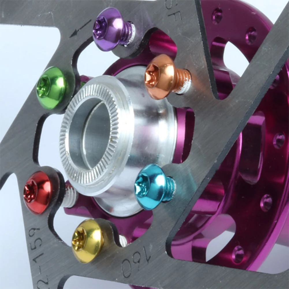 

Bicycle Maintenance Mountain Bike Screws Aluminum Bolts High Temperature Resistant Bike Bolts Fastening Screws For Brakes