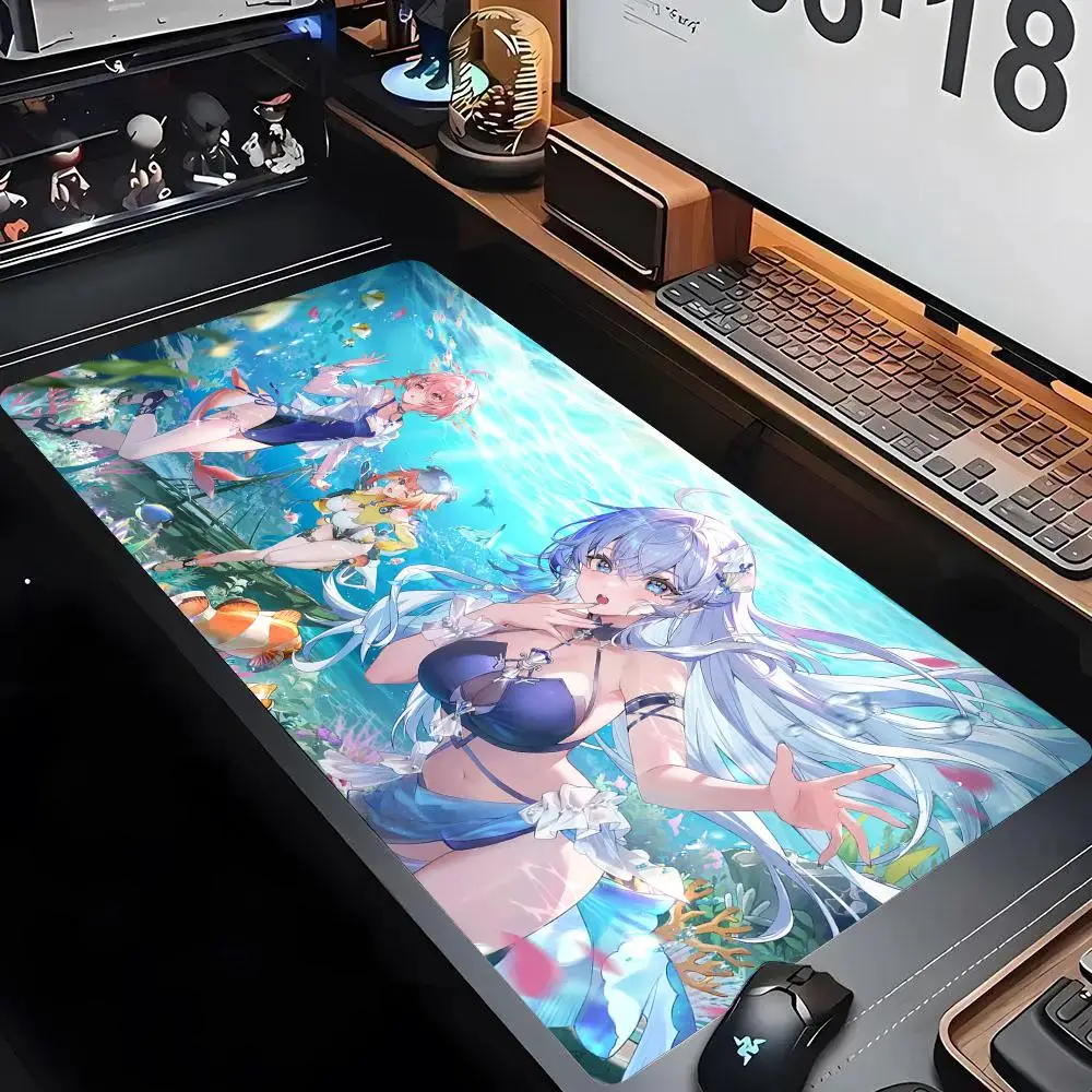 

New Game Strinova Mouse Pad Sexy Computer Mousepad PC Gamer Mouse Mat Laptop Mausepad XXL Silicone Mouse Carpet Keyboa