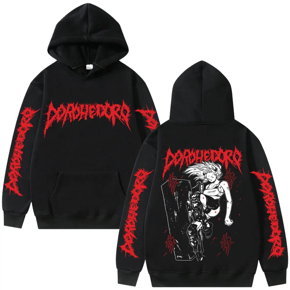 

Anime Dorohedoro Nikaido Kaiman Graphic Hoodie Men Women Vintage Gothic Horror Sweatshirt Male Casual Oversized Pullover Hoodies