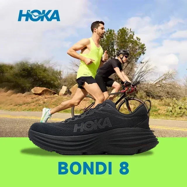 HOKA Bondi 8 Anacapa Low GTX Anti Slip Cushioning Road Runs Shoes Men Sport Shoes Lifestyle Outdoor Sneaker Women