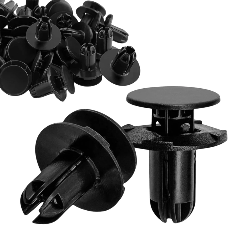 20Pcs For 8mm Hole OE: 86595-2T500 865952T500 Auto Bumper Retainer Fasteners Clips Plastic Car Fender Mudguard Rivet Clip  B244