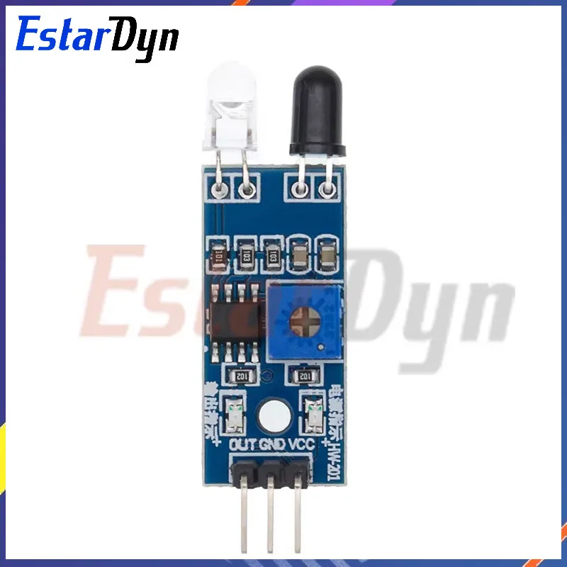 Estardyn IR Infrared Obstacle Avoidance Sensor Module for arduino Smart Car Robot 3-Pin Reflective Photoelectric