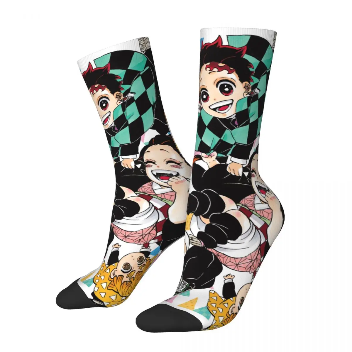 

Demon slayer kimetsu no yaiba signs Unisex Socks Hiking 3D Print Happy Socks Street Style Crazy Sock