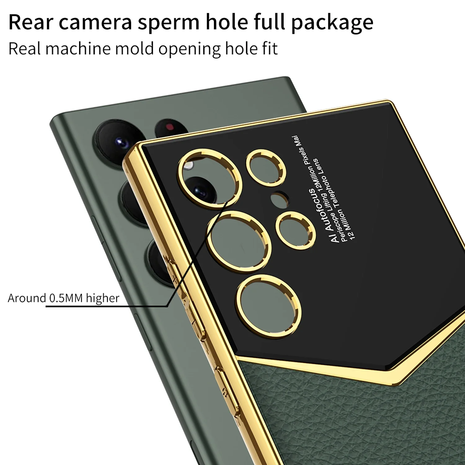 Electroplated Skin Leather Hard Shell Phone Case For Samsung Galaxy S25 S24 Plus S23 Ultra Shockproof Case