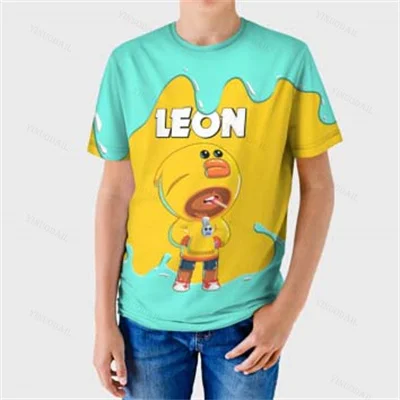 Nita Shelly Spike camiseta para crianças, camisa de desenho 3D, tops, roupas adolescentes, jogos quentes, meninos e meninas, verão, 8 a 19 anos