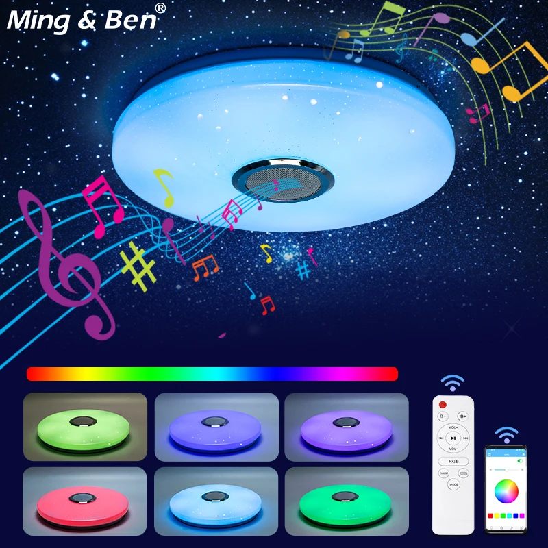 Bene Ming: La Lampada Soffitto Intellegente con Altoparlante che Cambia la Luce e l’Atmosfera in Casa