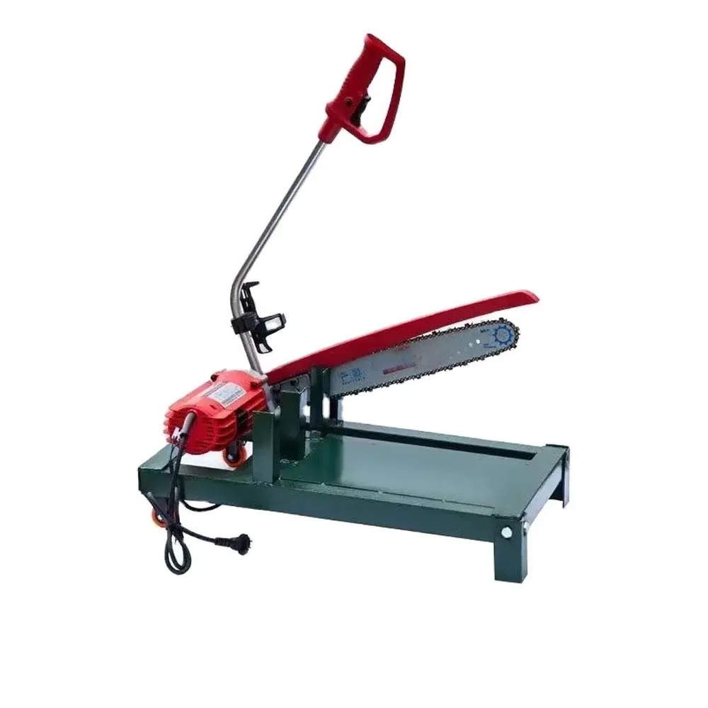 Automatic Log Processing Machine Wood Chipper Belt Conveyor Firewood Cutting Saw Heavy Duty Efficient