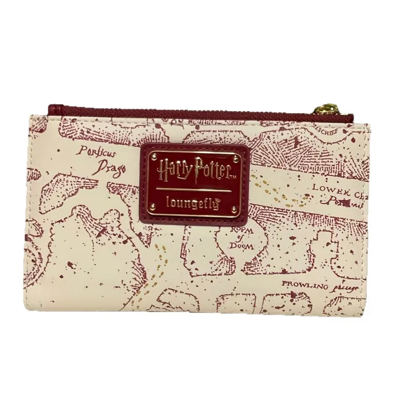 

Series Harry Potter Map Printed Long Zipper Wallet Handbag Mini Backpack