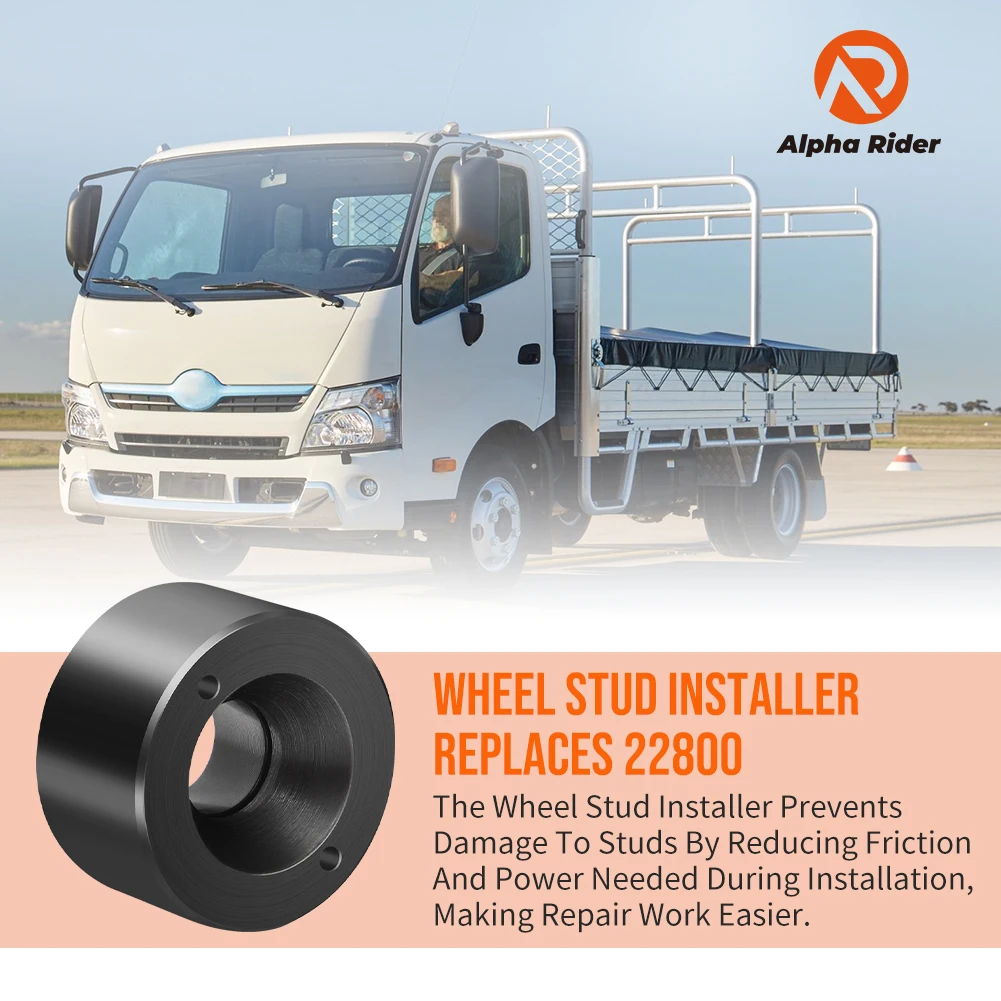 

22800 Wheel Stud Installer Replace Most All Automotive and Light-Duty Truck Wheel Studs Tire Stud Tool Compatible