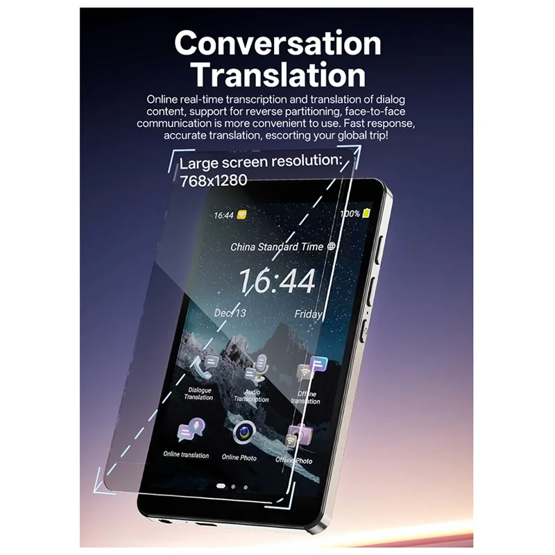 N82R T22 Smart Translator Offline Voice Translator 142 Languages Wifi Real-Time Translator Without Internet Translation Stick