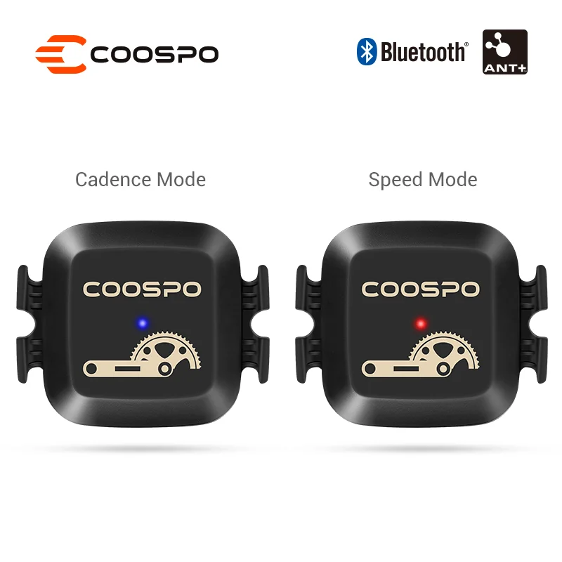 Road Bike For Wahoo Garmin Bike Computer Sensor CooSpo BK467 Cadence / Speed Sensor Dual Mode Rpm Monitor Bluetooth 4.0 ANT+