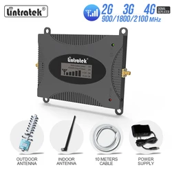 Lintratek LTE 4G Repeater 1800Mhz GSM 900 Cellular Amplifier 2G 3G 4G DCS WCDMA Mobile Phone Amplifier 1800 B3 Signal Booster