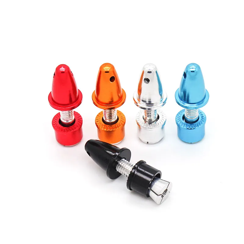 3.17mm Aluminum Alloy Bullet Head Propeller Color Paddle Clamp 2212 2208 Brushless Motor Paddle Clamp Accessories Small Parts