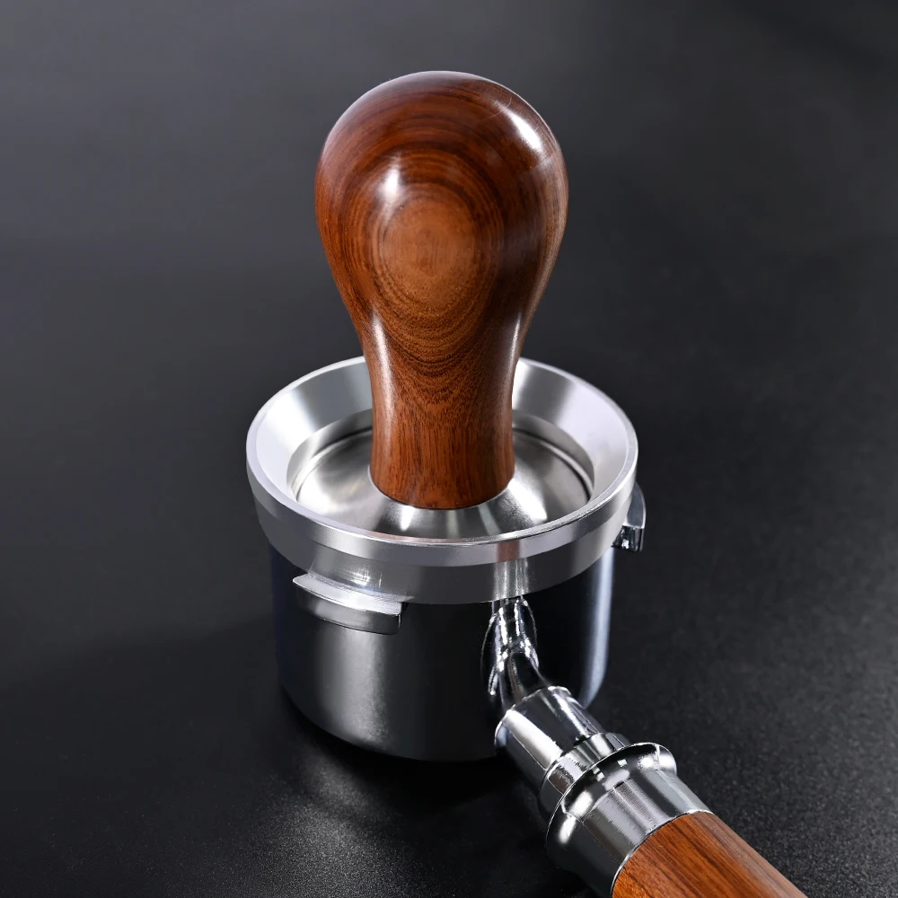 51/54/58mm Dosing Funnel with 6 Magnets, Espresso Coffee Aluminum Dosing Ring Fits 51/54/58/58.5mm Portafilter Barista Tools