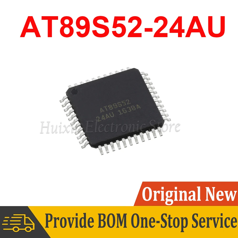 

AT89S52-24AU 89S52-24AU 89S52 24AU AT89S5224AU QFP-44 QFP44 SMD New and Original IC Chipset