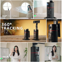 AI Smart Gimbal Auto Face Tracking Shoot All-in-one 360° Rotation Phone Holder For smartphone video Live/Vlog Stabilizer Tripod